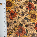 Printed Buzz Cork Fabric