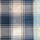 SALE - Printed Plaid Large Scale Cork