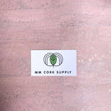 Pink - Pearl Rose Gold Cork Fabric