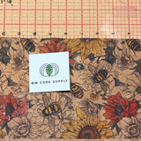 Printed Buzz Cork Fabric