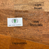 Brown - Milk Chocolate Cork Fabric