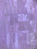 Purple - Lavender Violet Cork fabric
